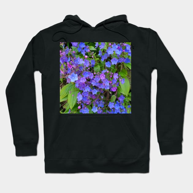 Forgetmenots Hoodie by bettyretro